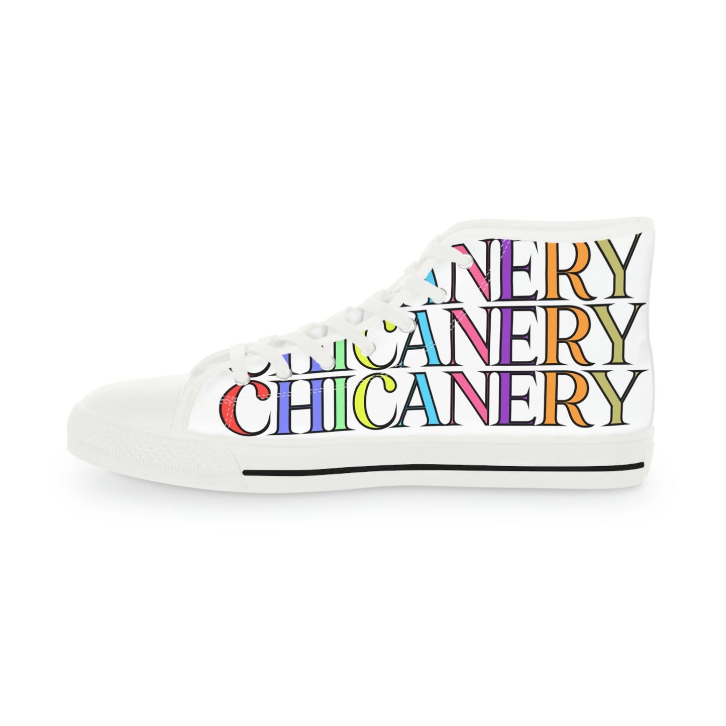 Chicanery™ Rainbow Men's High Top Sneakers