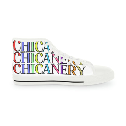 Chicanery™ Rainbow Men's High Top Sneakers