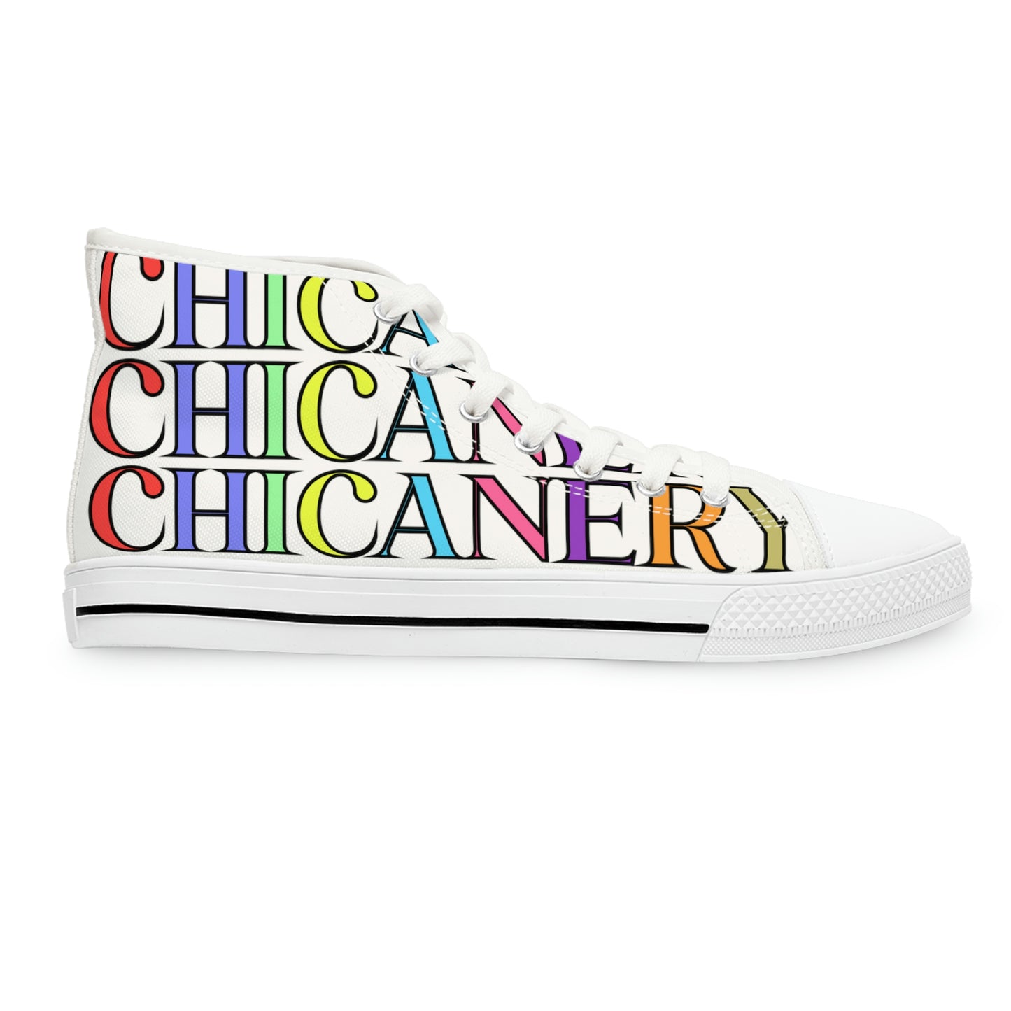 Chicanery™ Rainbow Women's High Top Sneakers