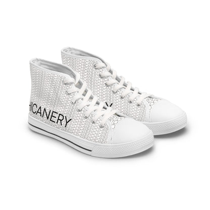 Chicanery™ Multi-Font Women's High Top Sneakers