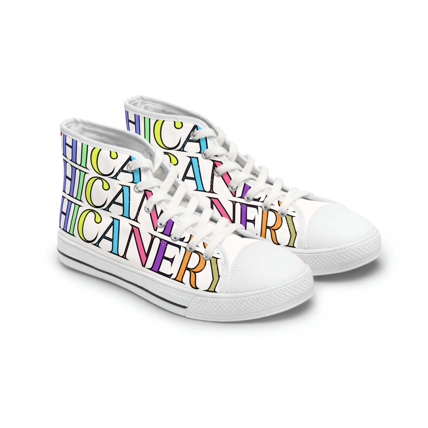 Chicanery™ Rainbow Women's High Top Sneakers