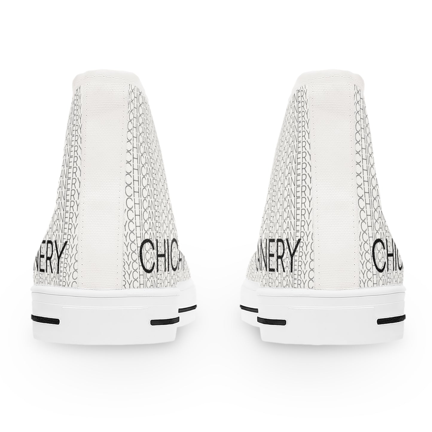 Chicanery™ Multi-Font Women's High Top Sneakers